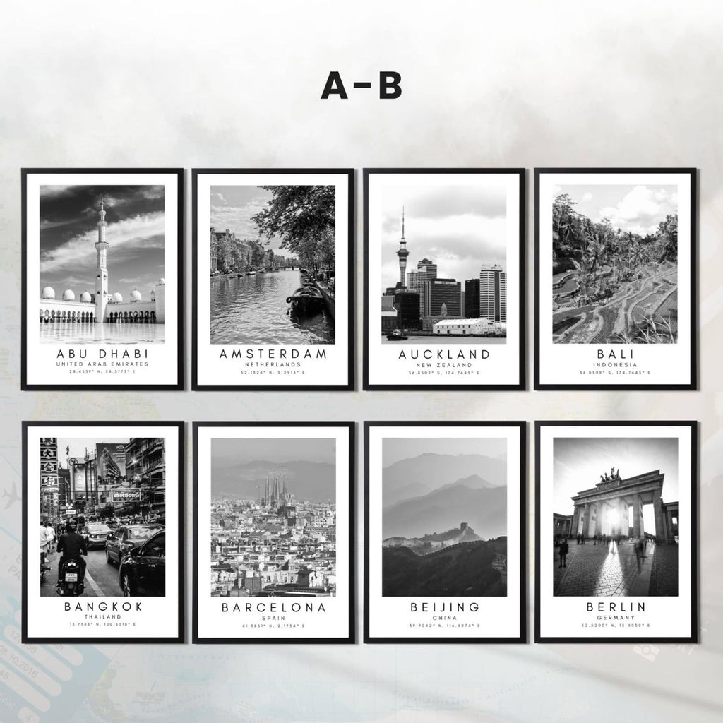 Custom Destination Wall Art – Choose from 80 Cities or Request a Custom Design