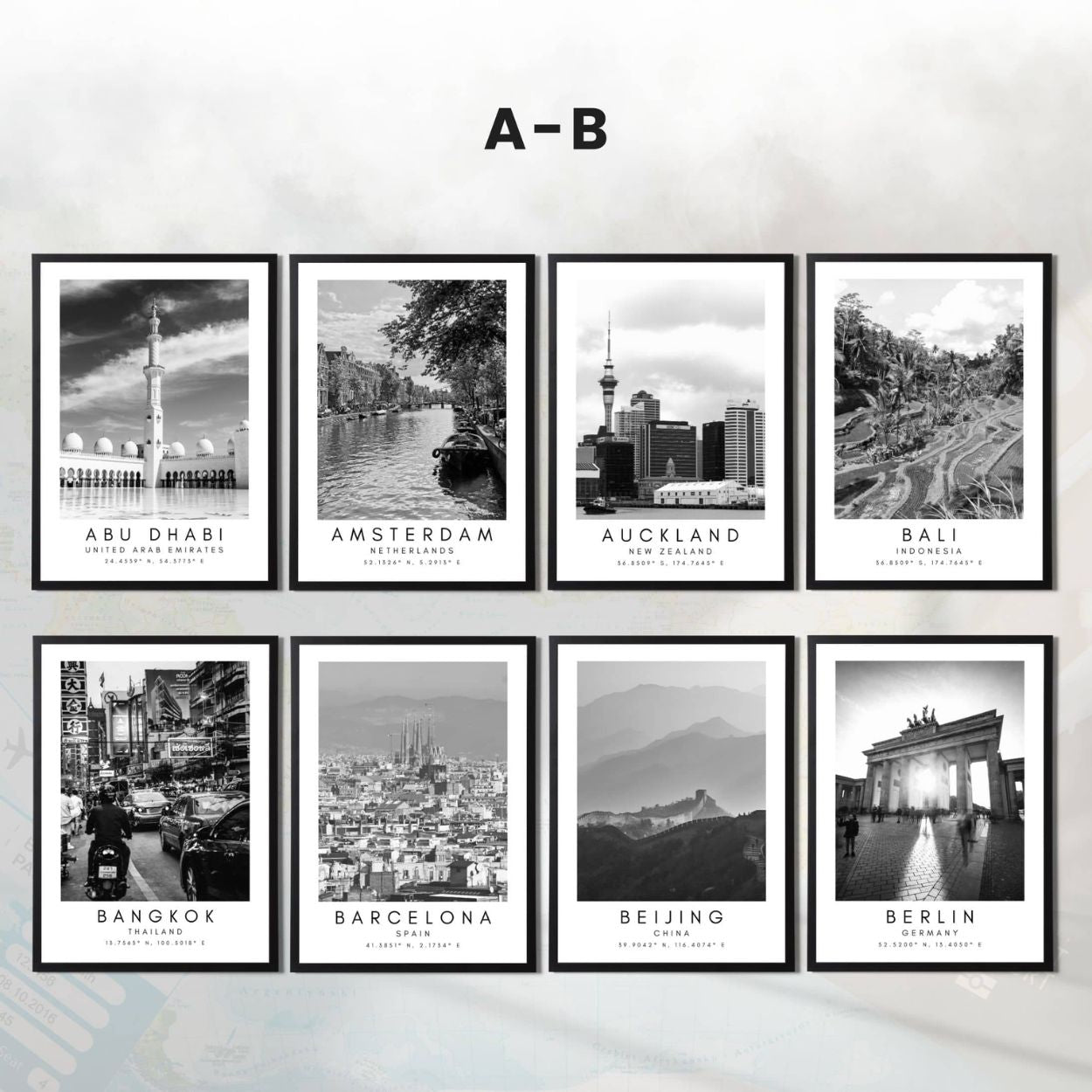 Custom Destination Wall Art – Choose from 80 Cities or Request a Custom Design