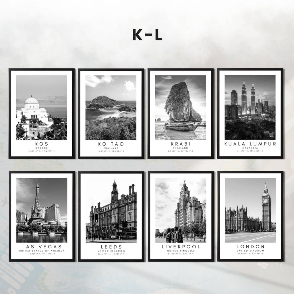 Custom Destination Wall Art – Choose from 80 Cities or Request a Custom Design