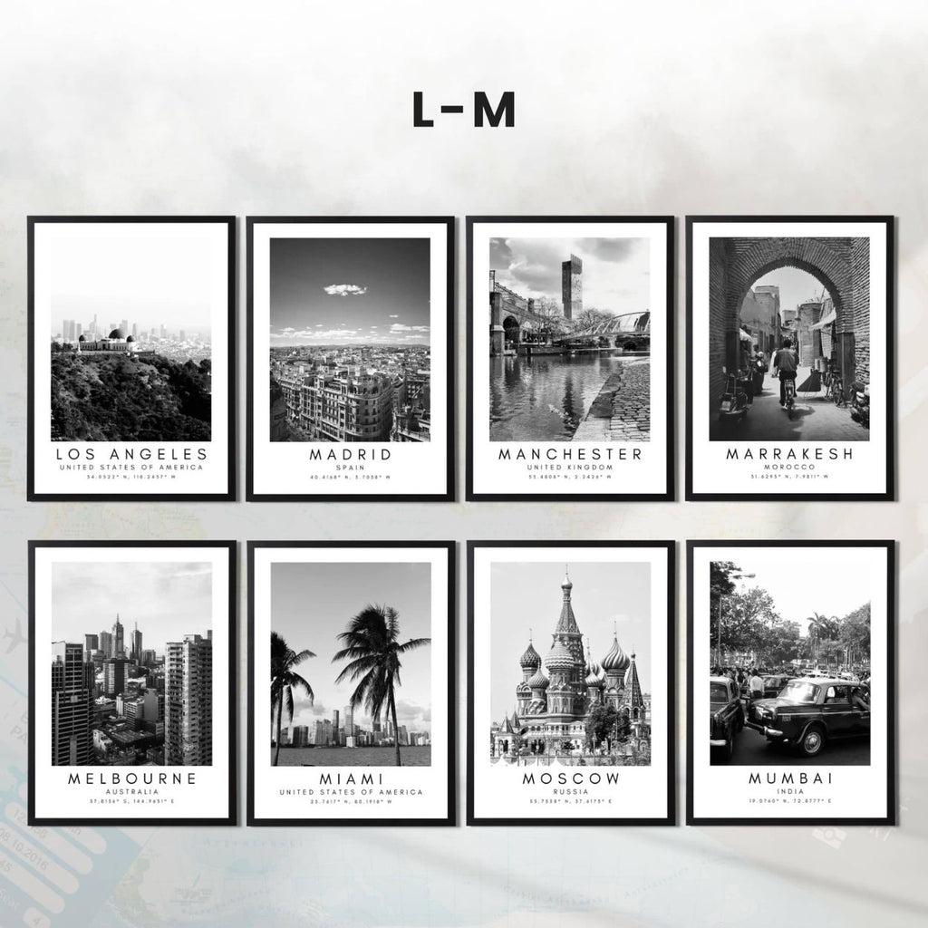 Custom Destination Wall Art – Choose from 80 Cities or Request a Custom Design